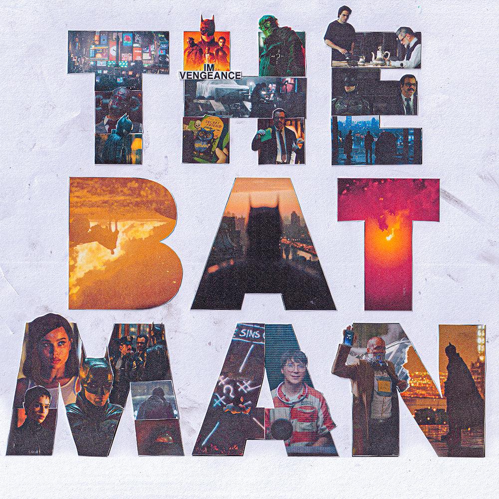 The Batman Type Collage Poster - kxng