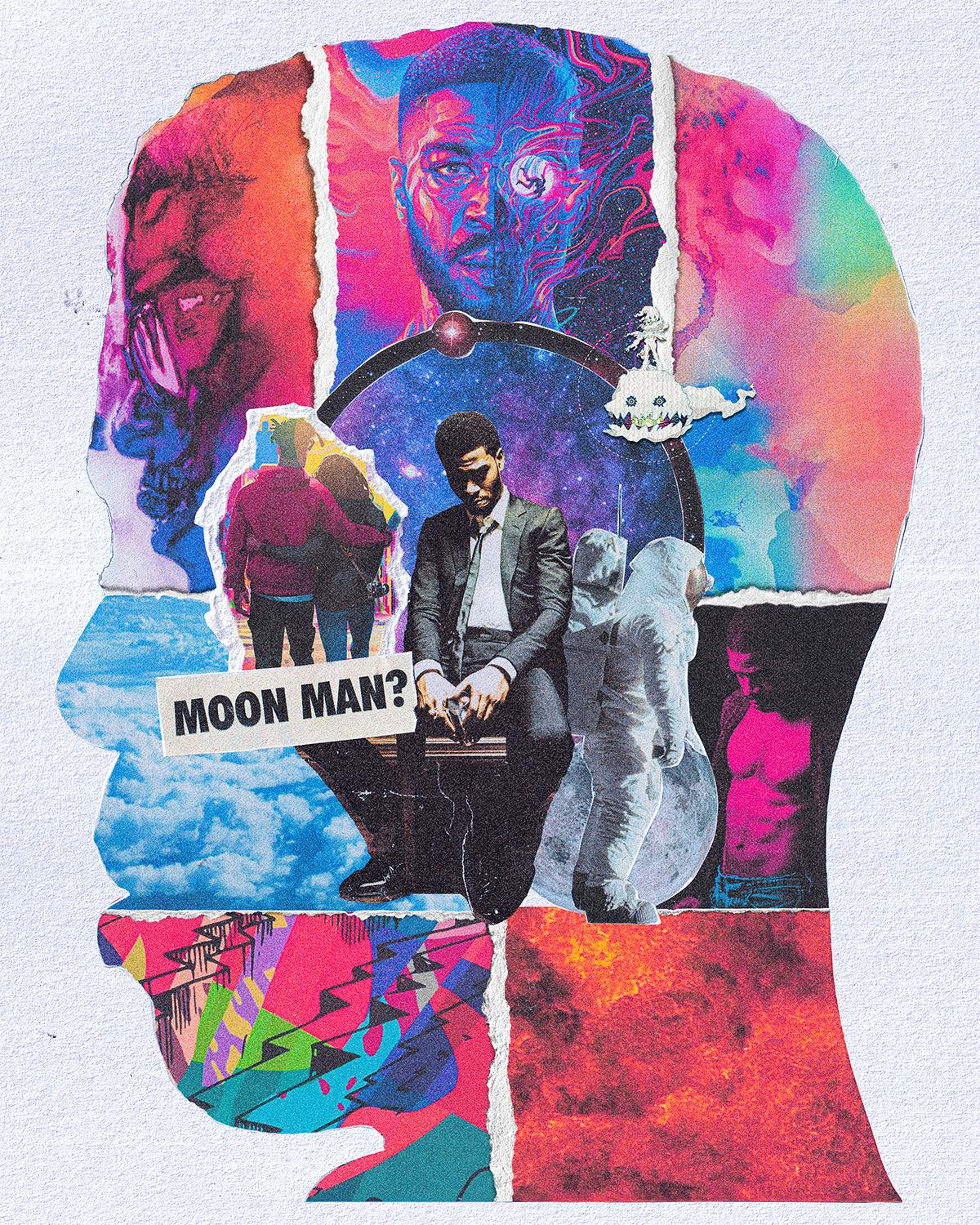 Cudi Head Collage Poster - kxng