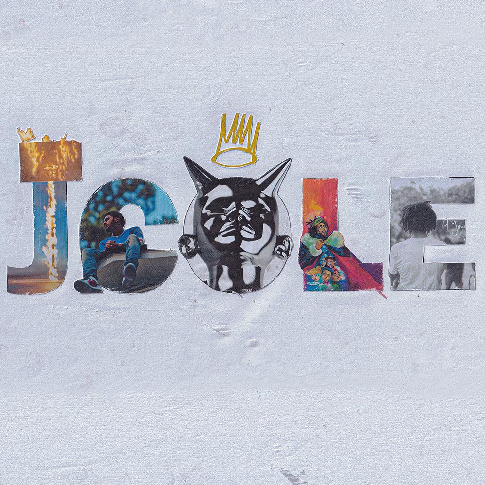 J. Cole Type Collage Poster - kxng