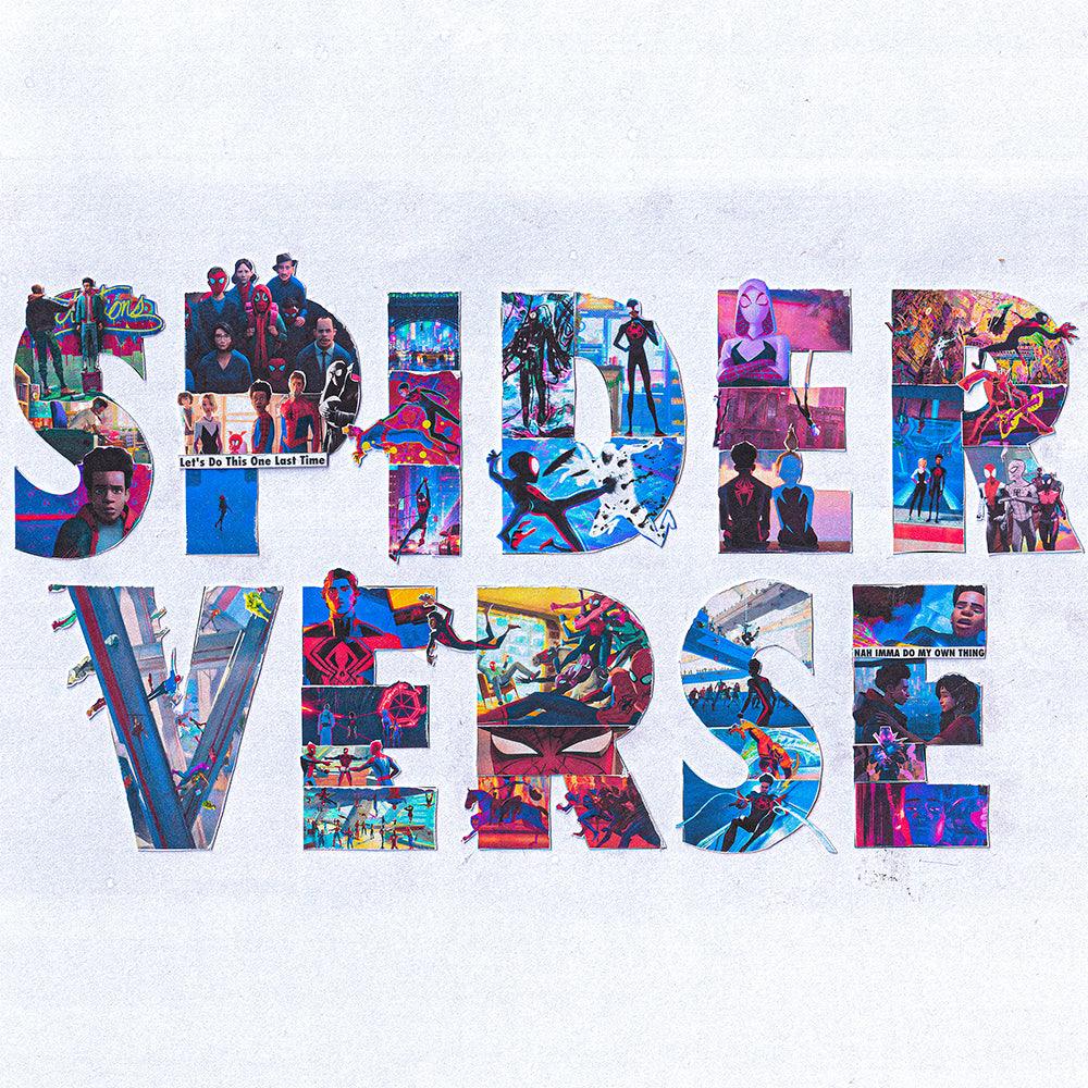 SpiderVerse Type Collage Print - kxng