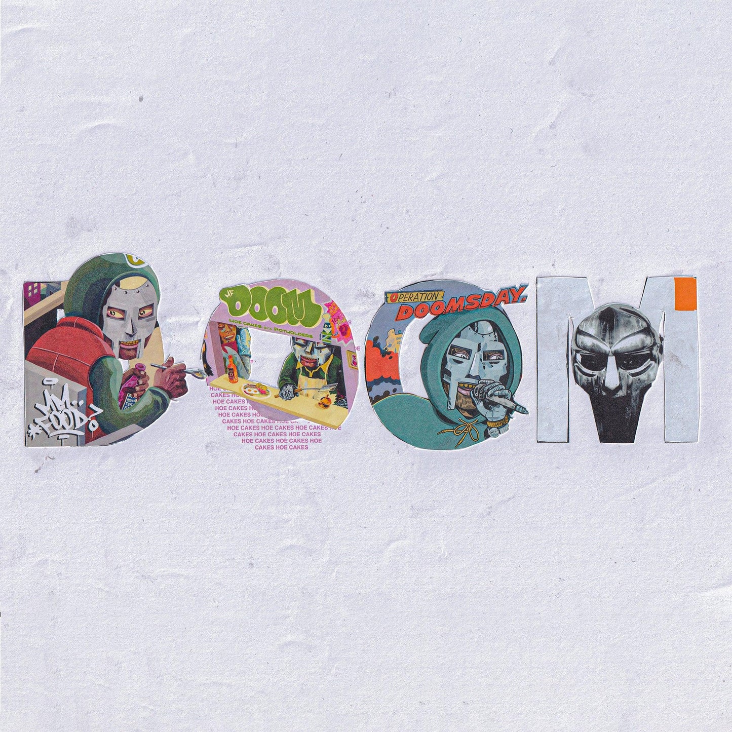 MF "DOOM" Type Collage Print - kxng