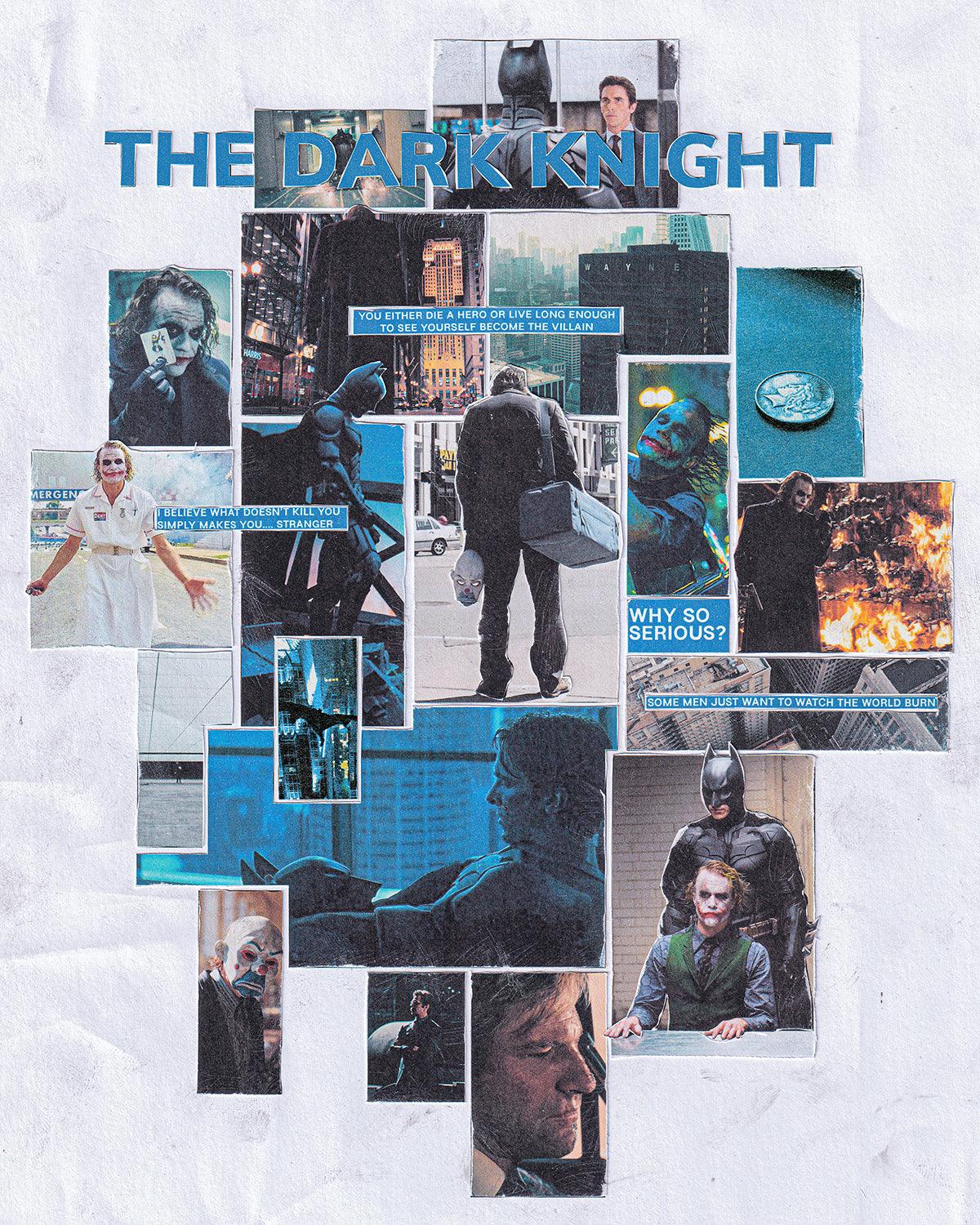 The Dark Knight Mosaic Collage Poster - kxng