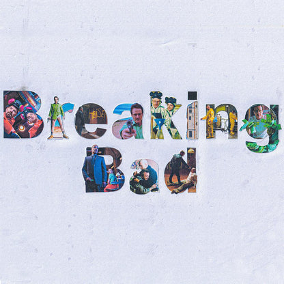 Breaking Bad Type Collage Poster - kxng