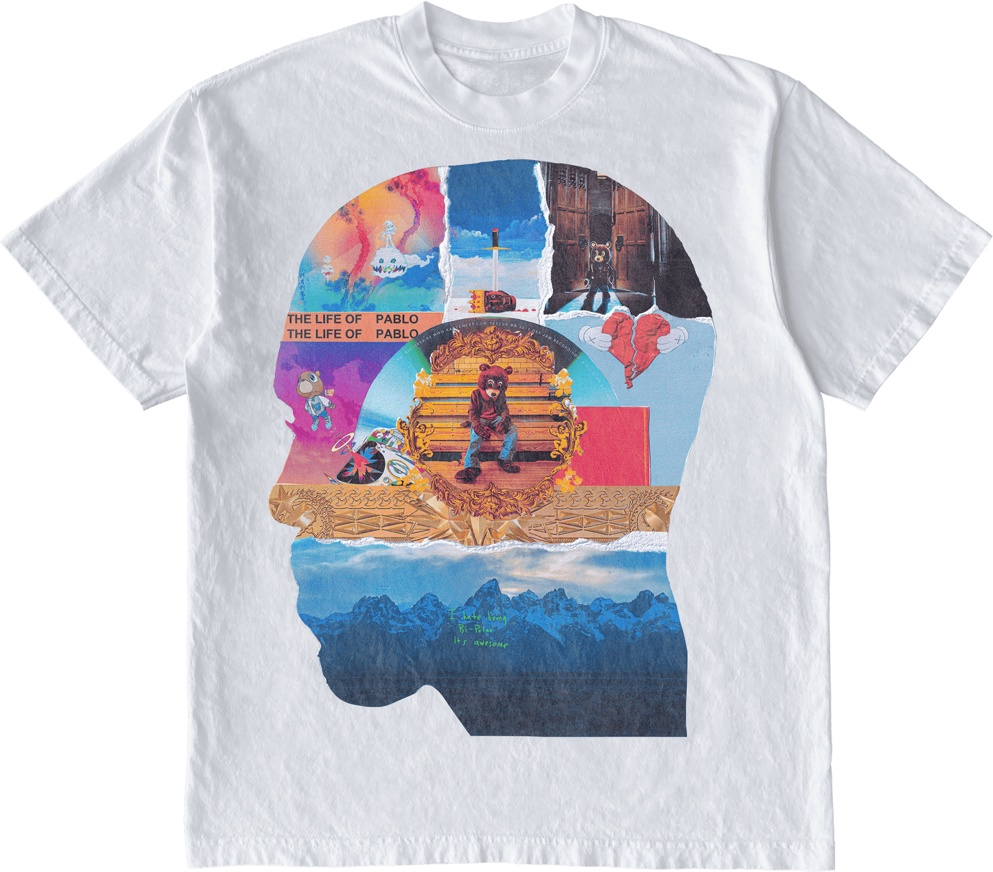 Kanye Head Collage Shirt - kxng