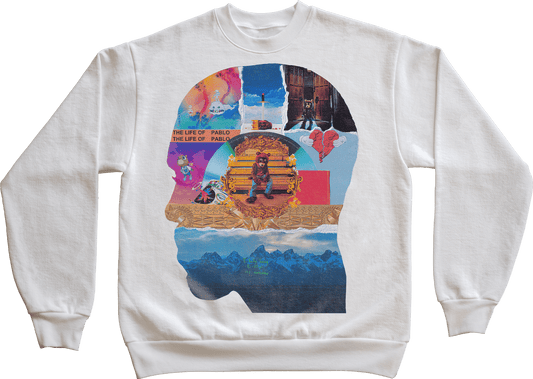 Kanye Head Collage Sweatshirt