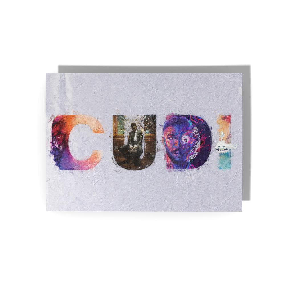 CUDI Type Collage Poster - kxng