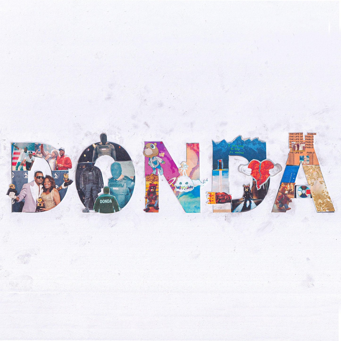 DONDA Type Collage Poster - kxng