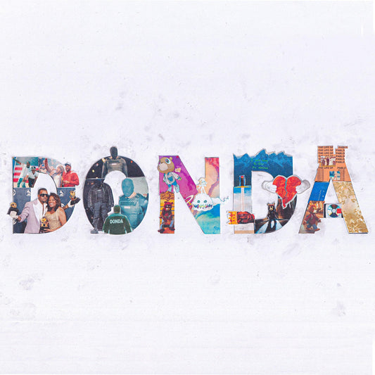 DONDA Type Collage Poster - kxng