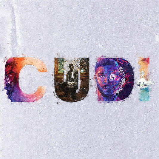 CUDI Type Collage Poster - kxng